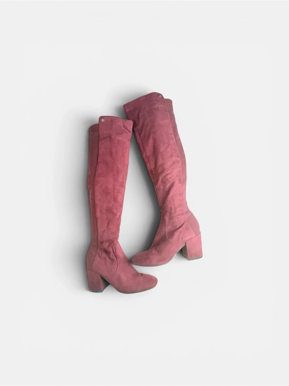 Marc Fisher wine suede over the knee boots